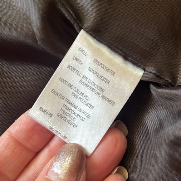 EUC Calvin Klein Brown down puffer jacket - Picture 14 of 16